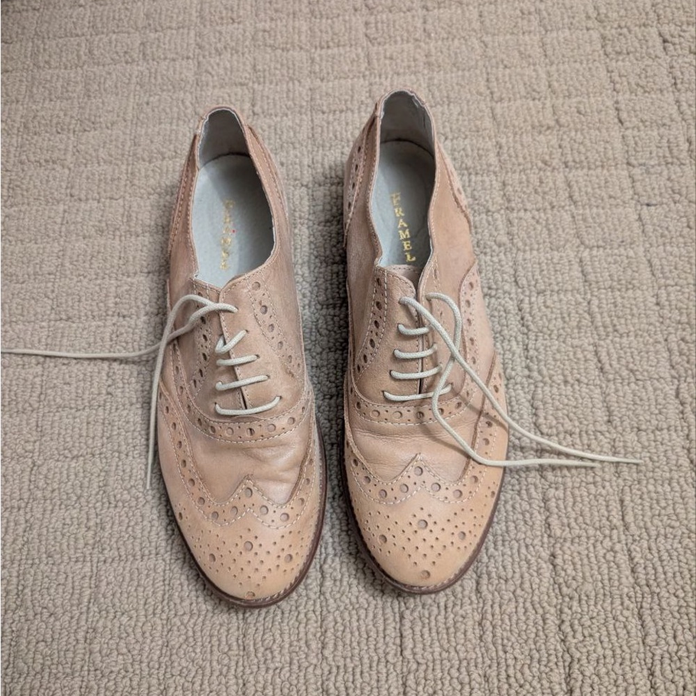 Tan Leather Mules by Trask